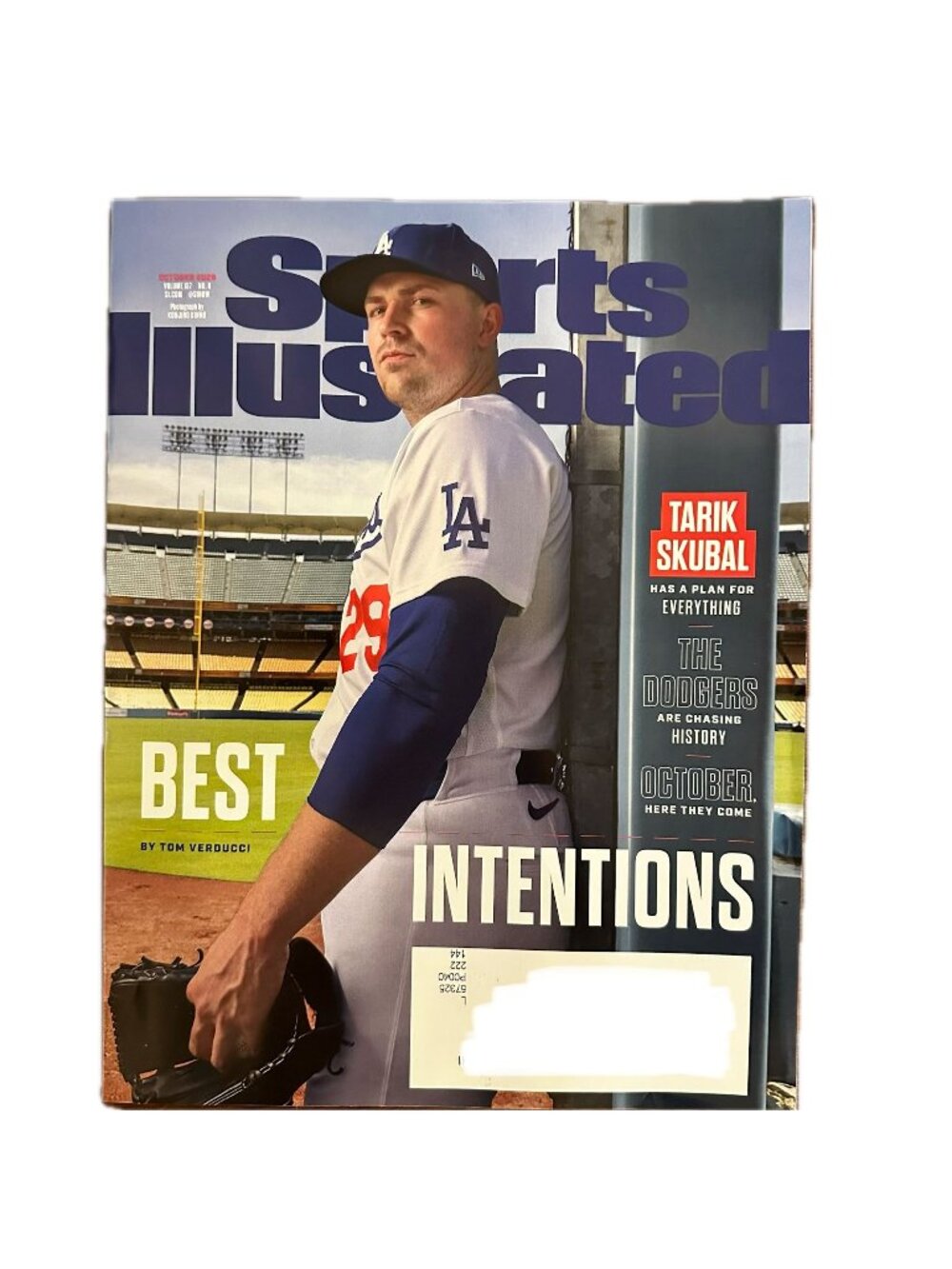 Sports Illustrated Magazine October 2026 LA Dodgers Tarik Skubal